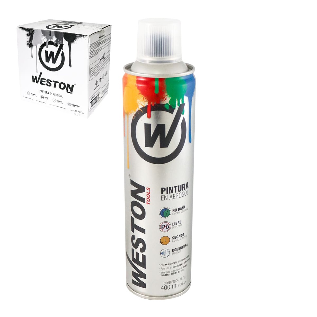 PINTURA AEROSOL TRANSPARENTE 400ml           