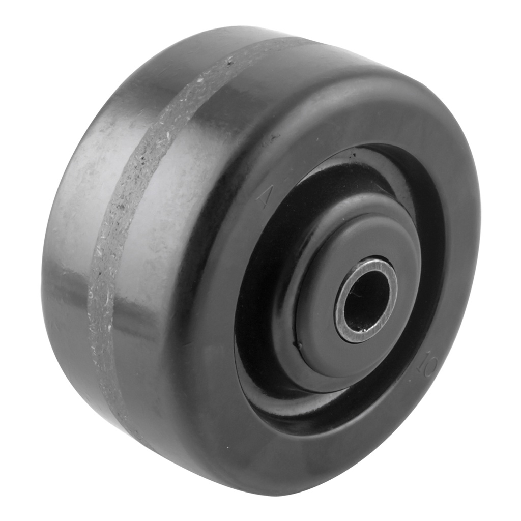 RUEDA FENOLICA 6X2" C/BALERO Y 2 CUBIERTAS PLASTICAS
