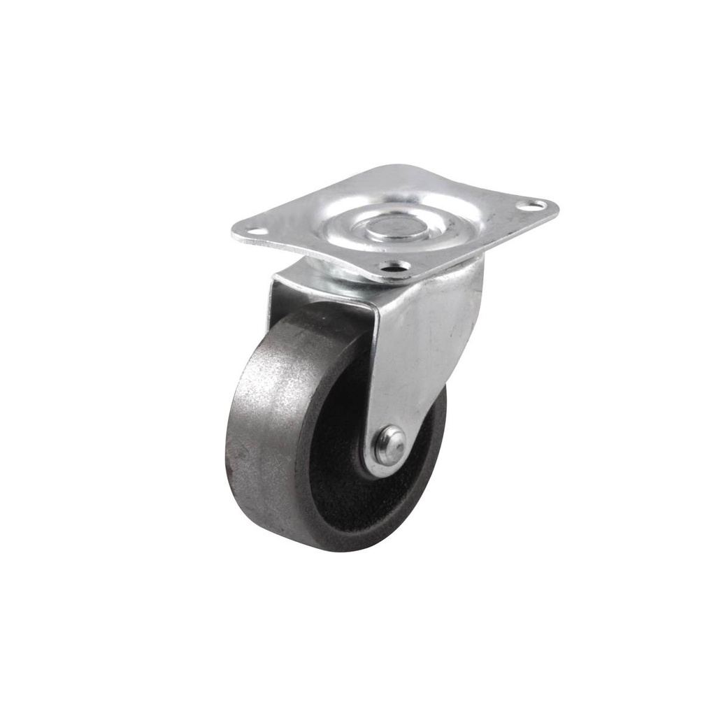 RODAJA DE FIERRO GIRATORIA C/BUJE 2"