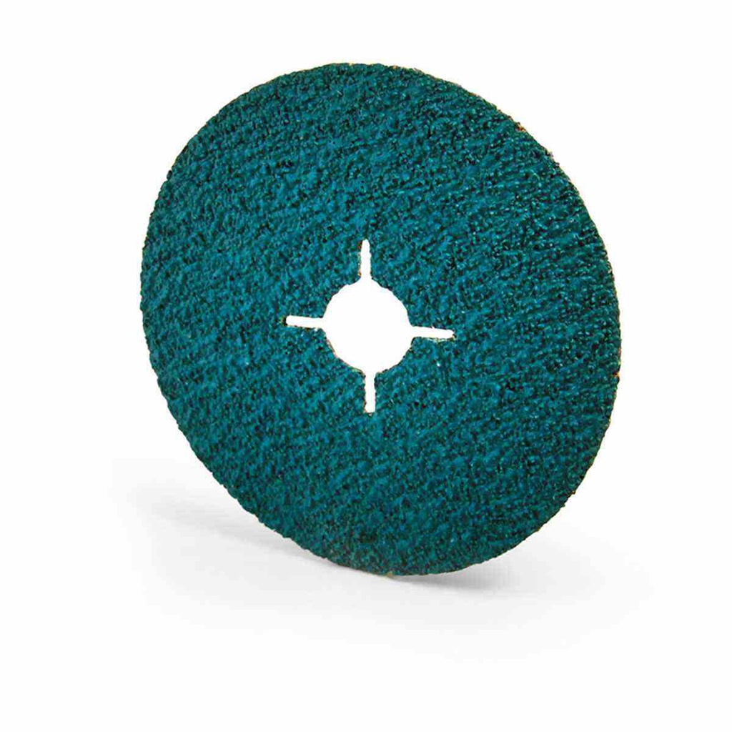 DISCO DE LIJA Z40 BARRENO 4.5" X 7/8" ZIRCONIO VSM ZF713  4 RANURAS