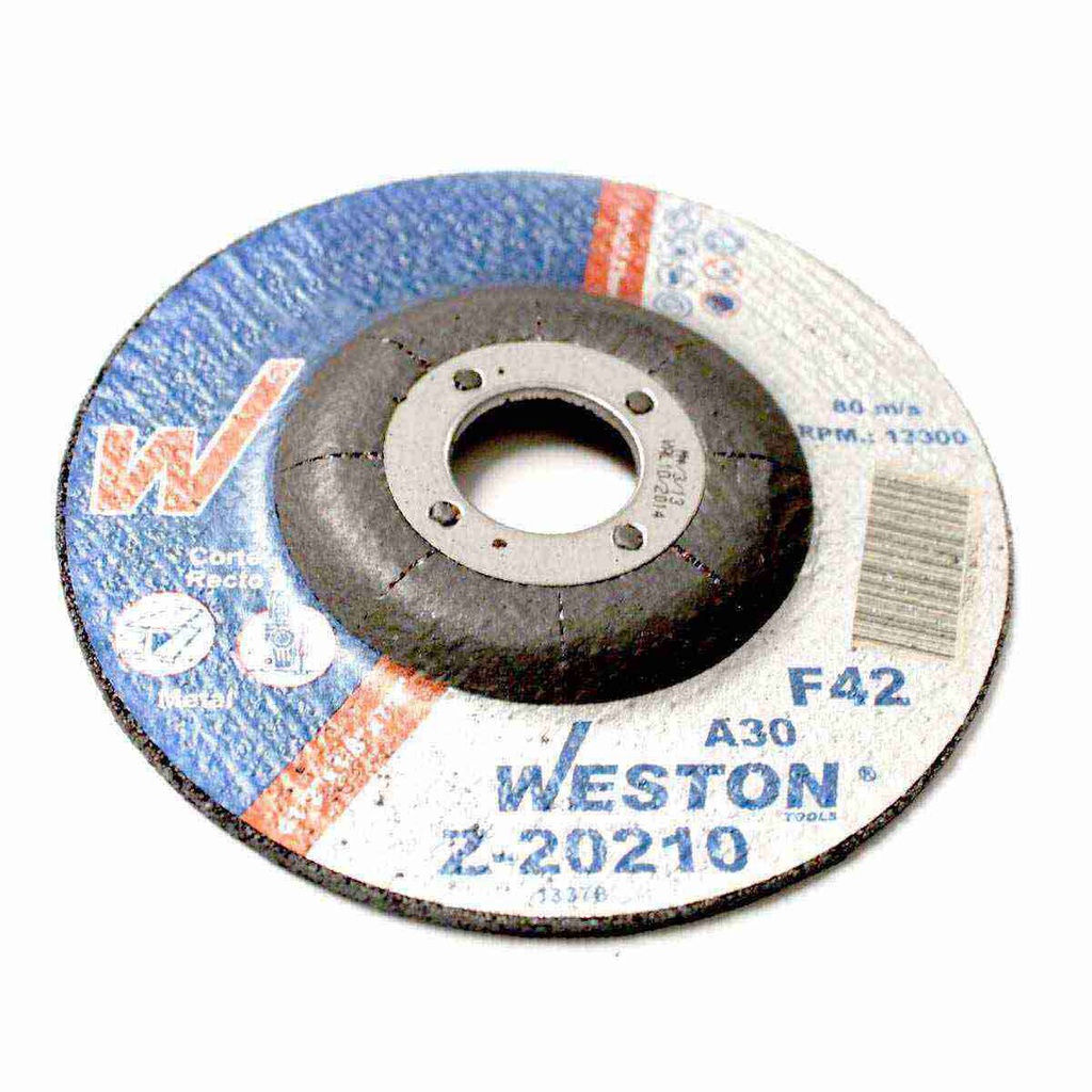 DISCO D/CORTE P/METAL 9" x 1/8"(3.17) x 7/8" F42 (Emp. c/5 Pzas - Precio x Pza)