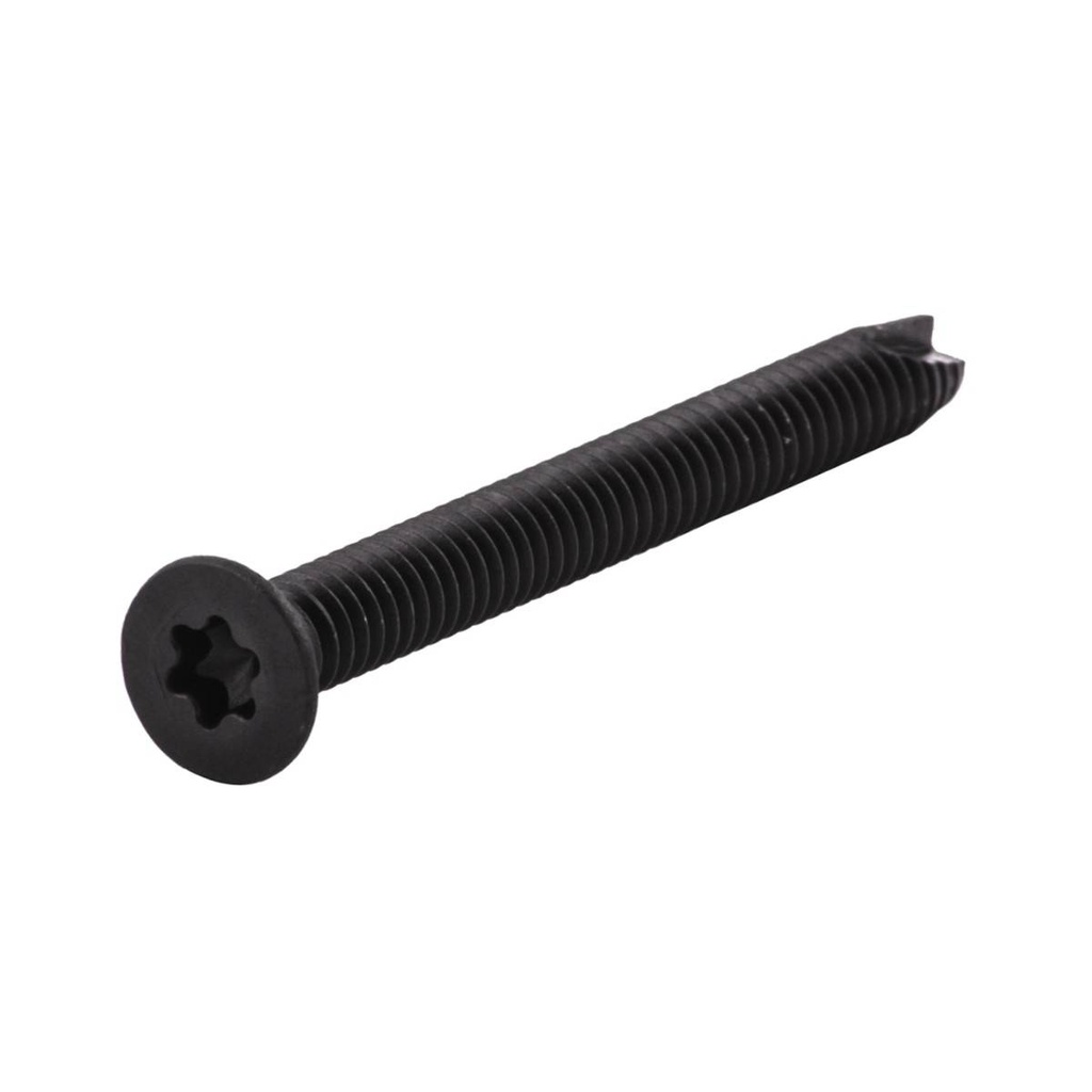 TORNILLO  C.PLANA TORX T/23 NEGRO 1/4X2  (Precio x Pza - Caja c/200 pzas)