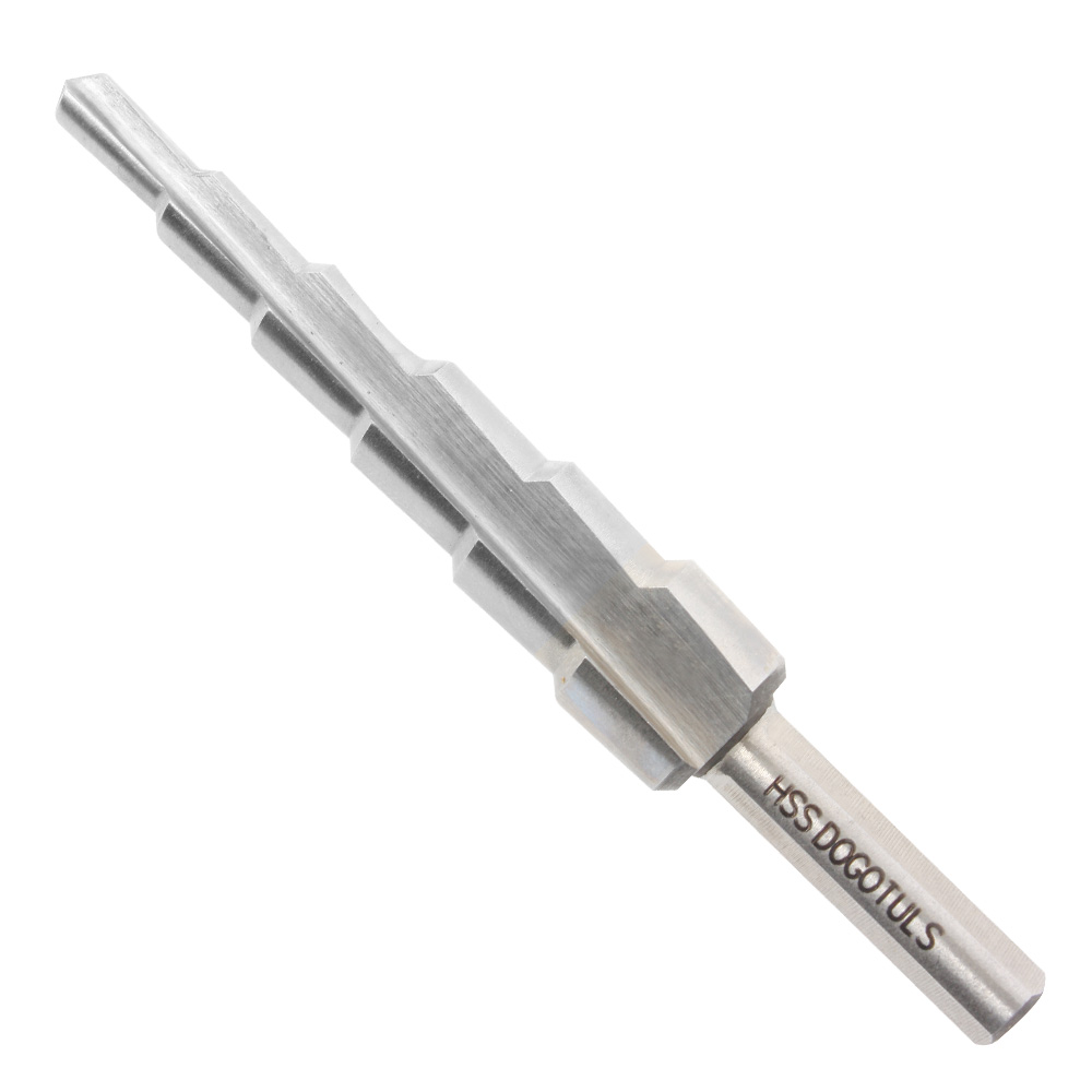 BROCA ESCALONADA M2 1/8"-1/2" ZN 1/4"