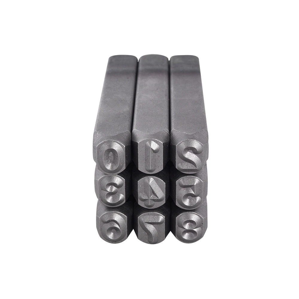 JGO DE NUMEROS 1/4" GOLPE DE ACERO 6mm