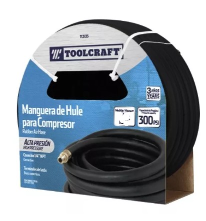 MANGUERA COMPRESOR AIRE ALTA PRESION 3/8" X 15M
