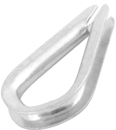 GUARDACABOS PARA CABLE DE ACERO 3/16" SET 10 PZAS