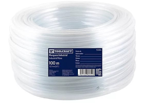 MANGUERA DE NIVEL DIAMETRO 3/8" ROLLO DE 100 MTS