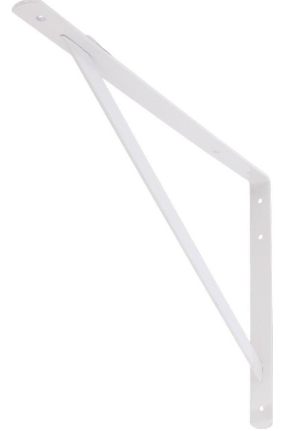 MENSULA REFORZADA BLANCA 10"  X 16''                        