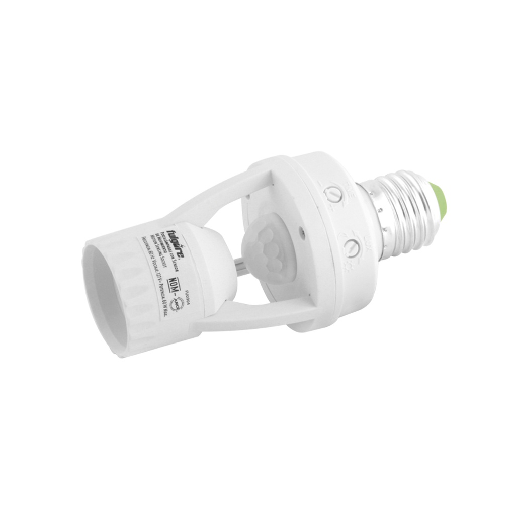 SOCKET SENSOR DE MOVIMIENTO P/AHORRADOR E INACDESCENTE