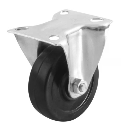 RODAJA HULE PLACA FIJA 4"(100MM)