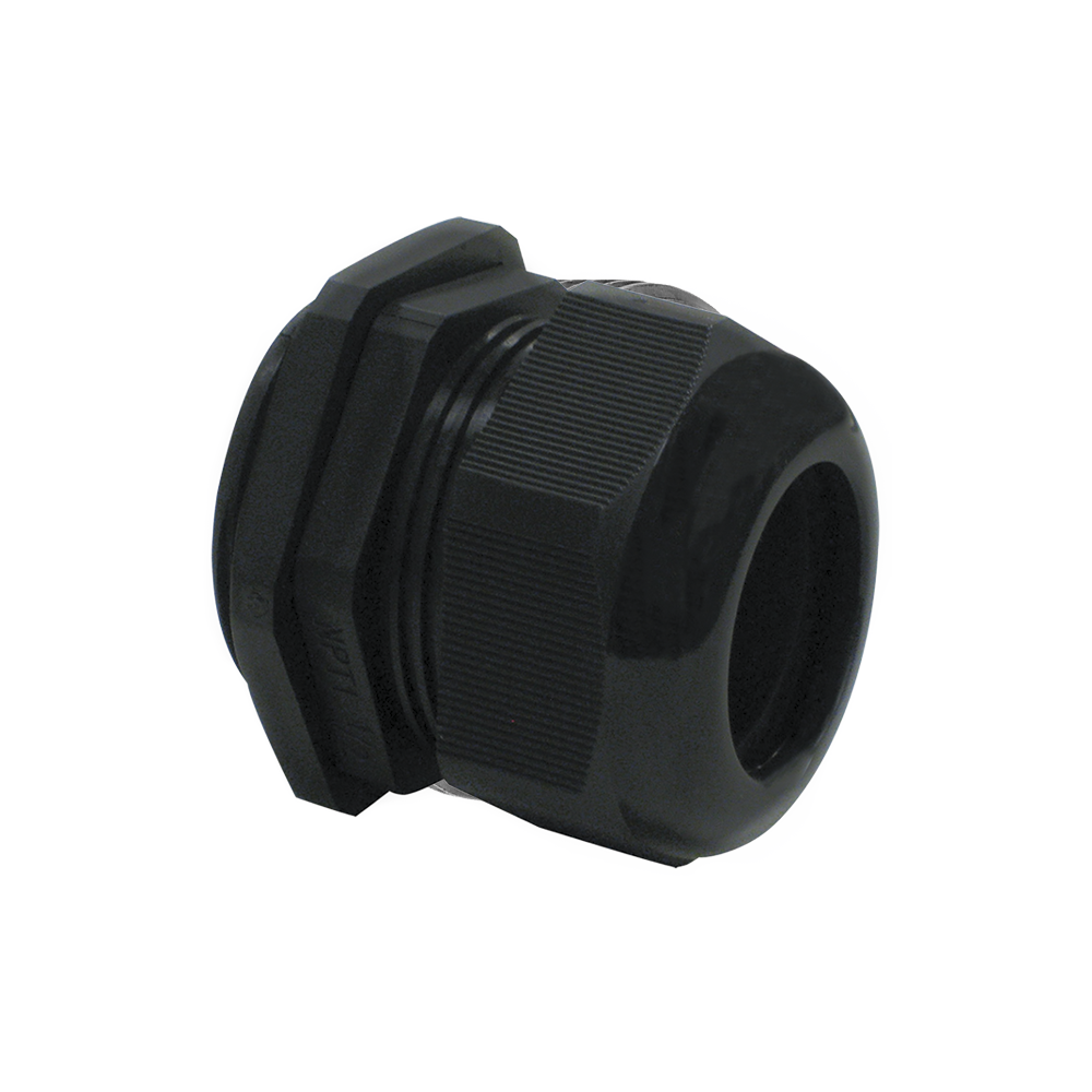 CONECTOR GLANDULA NYLON NEGRO 1”