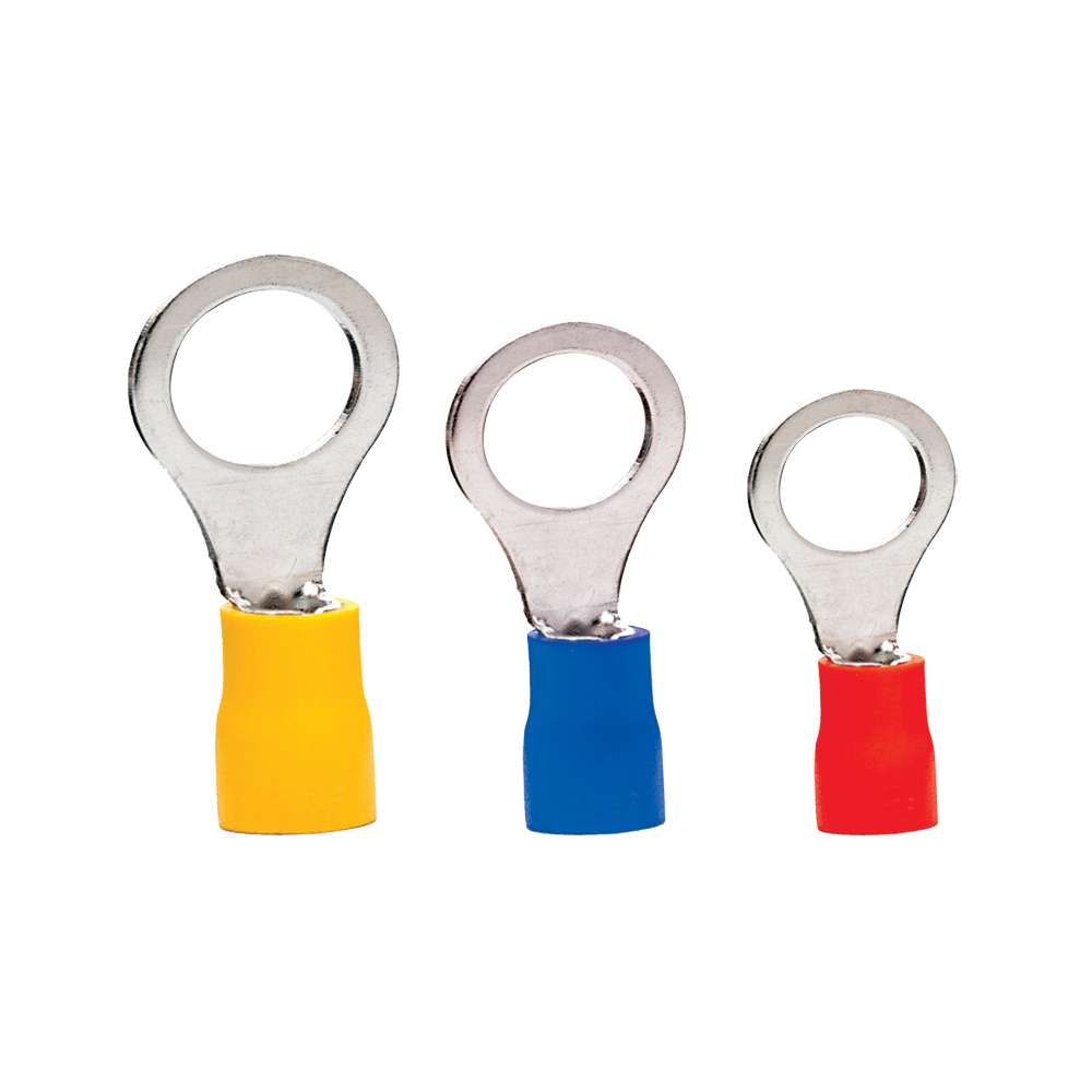 TERMINAL TIPO OJO AISLADA (PVC)  1/4 B