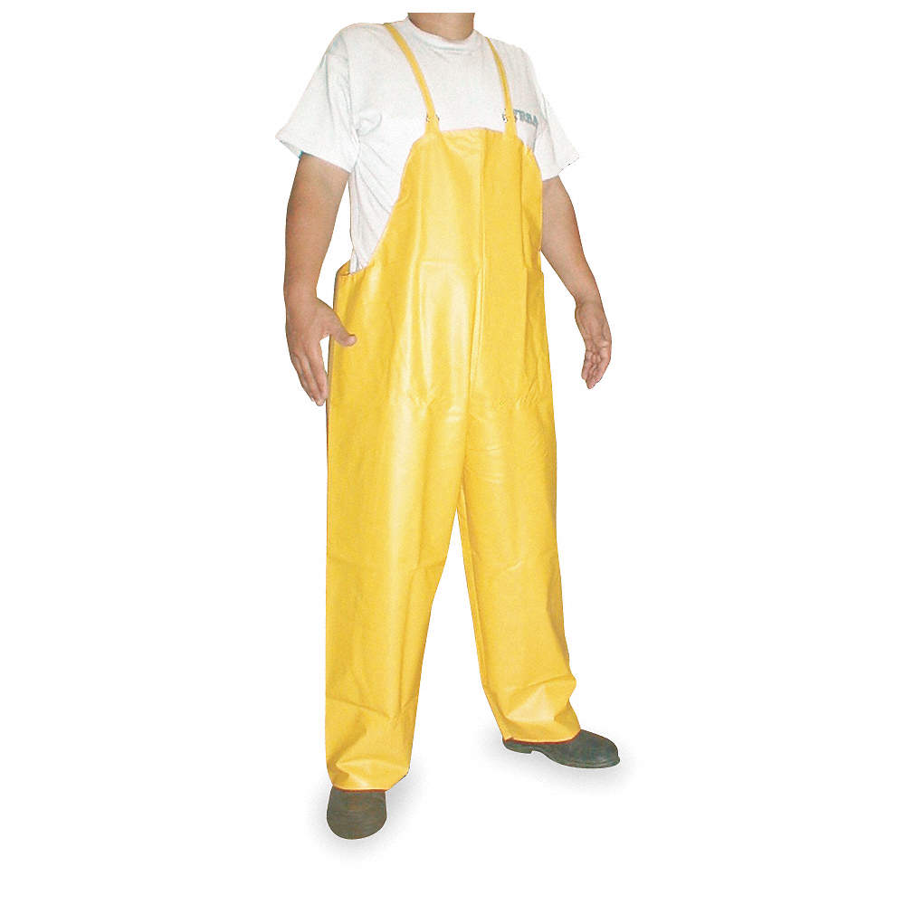 PANTALON IMPERMEABLE AMARILLO ECOFRIENDLY, SELLADO. T-XG.