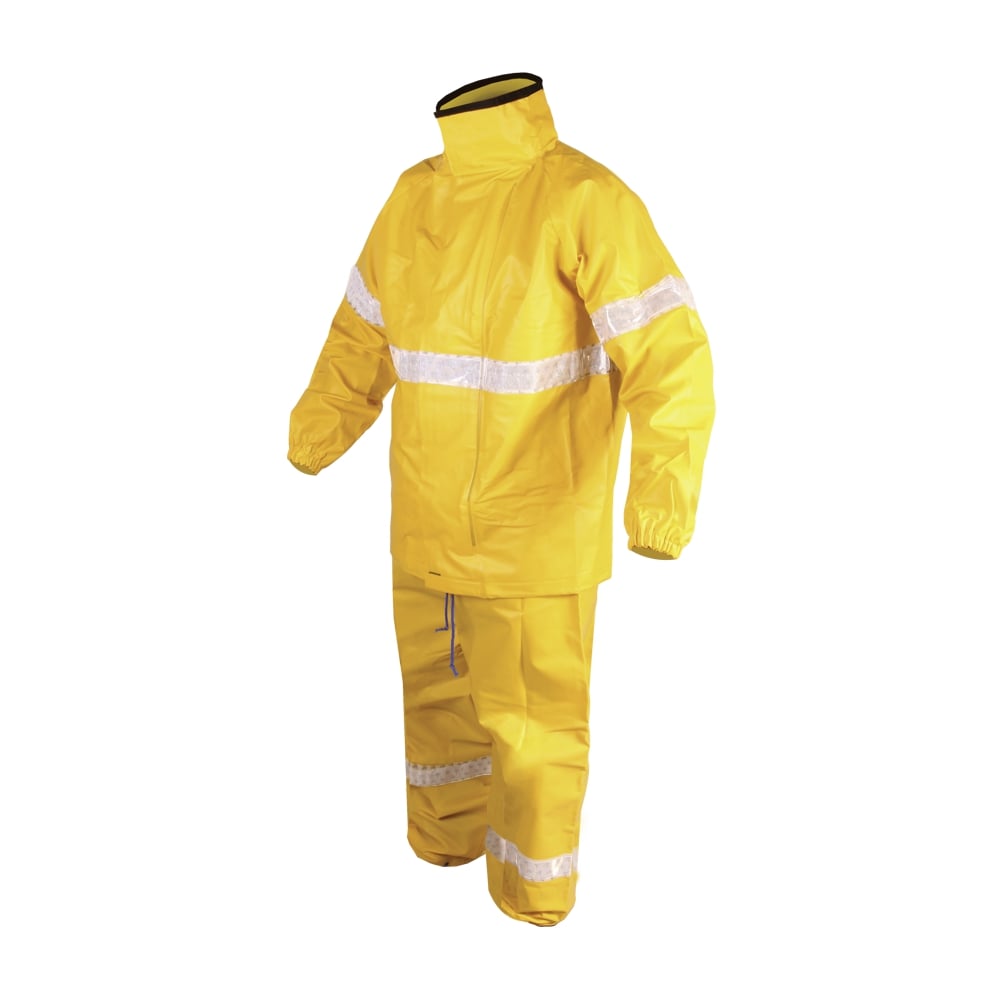 CONJUNTO MOTOCICLISTA AMARILLO ECOFRIENDLY, SELLAD, T-MD.