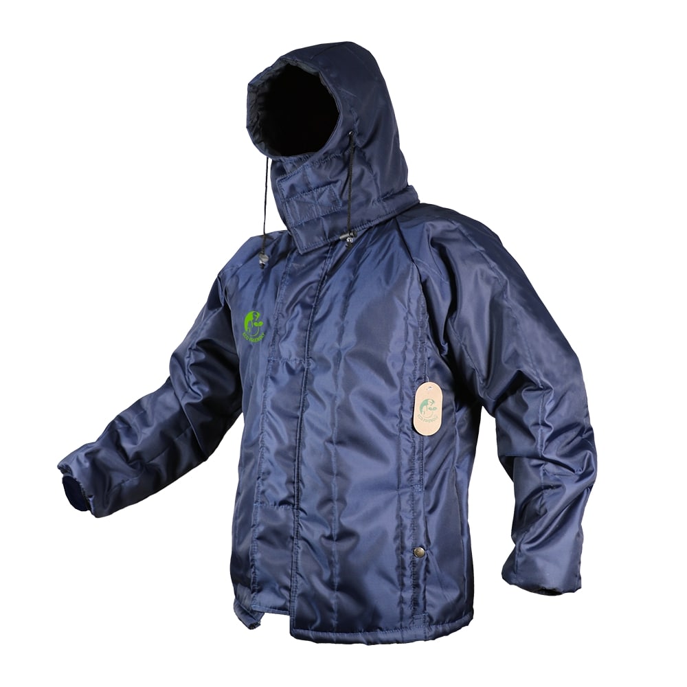 CHAMARRA PARA -10C ECOTERMOAISLANTE LIGERA CON GORRO T-MD.