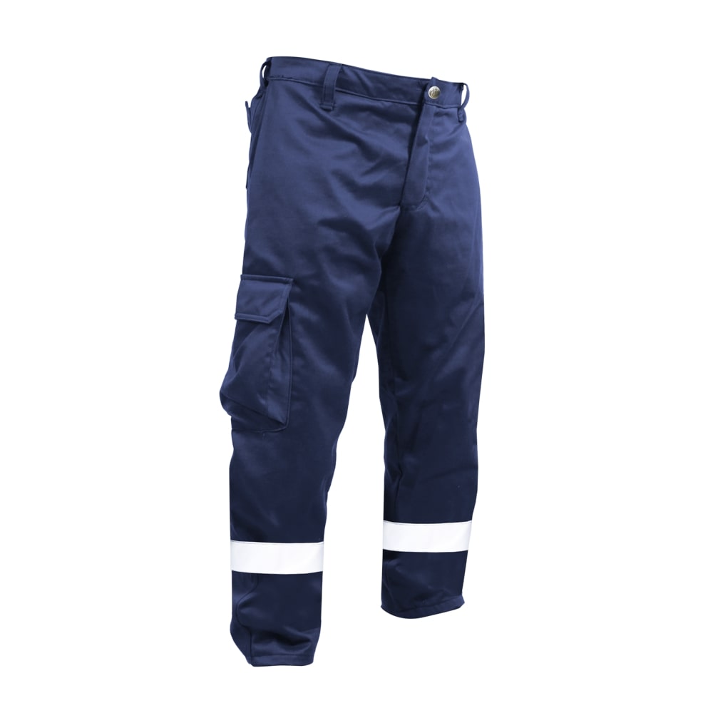 PANTALON A; C/REF TEJIDO 370 GMS RESITENTE A FUNDICION AL, FE ZN; TALLA MD