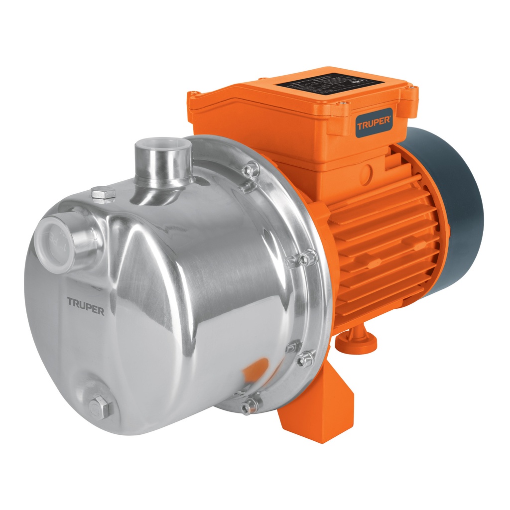 Bomba electrica tipo jet para agua, acero inoxidable, 1 HP