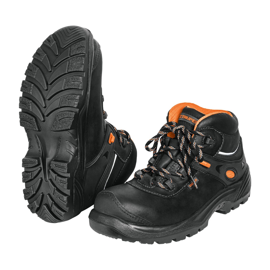 Bota de seguridad negra, #25 dielectrica antifatiga, Truper