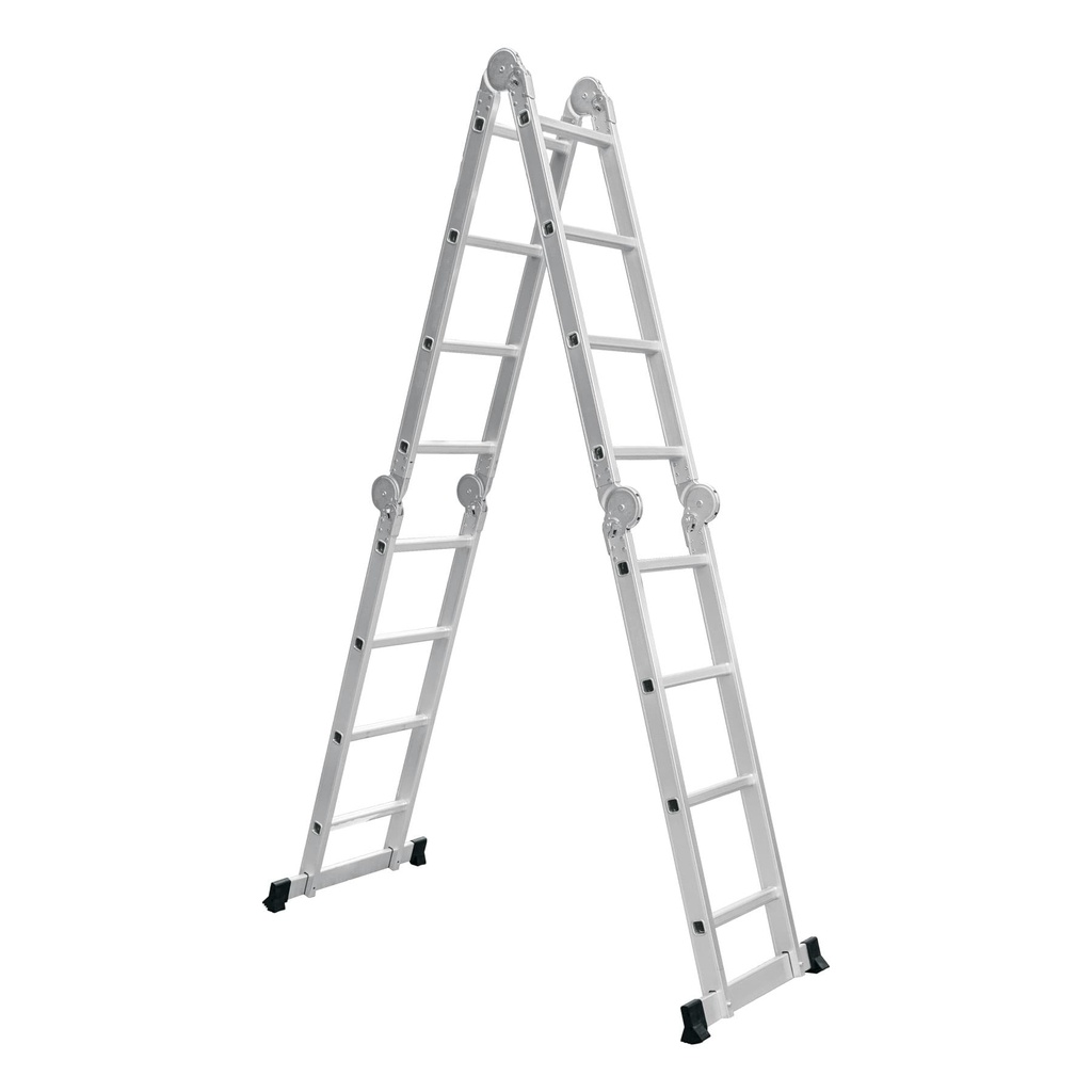 Escalera multiposicion 16 peldaños, Tipo I, Truper