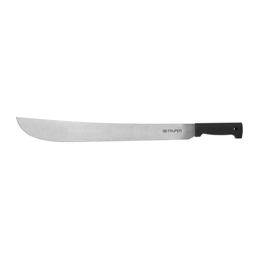 Machete estandar 22' cacha negra inyectada, Truper