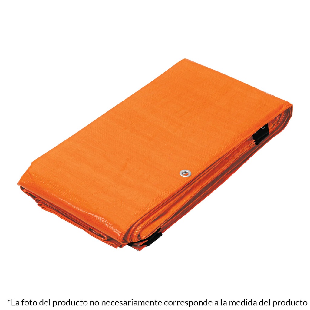 Lona polietileno 6 x 9 m, naranja, Pretul
