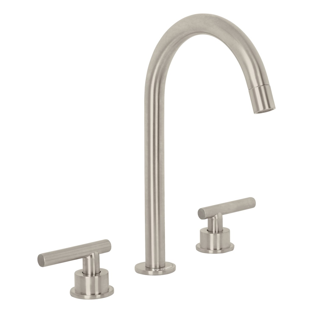 Mezcladora p/lavabo,taladros separados,palanca,satin,Tubig