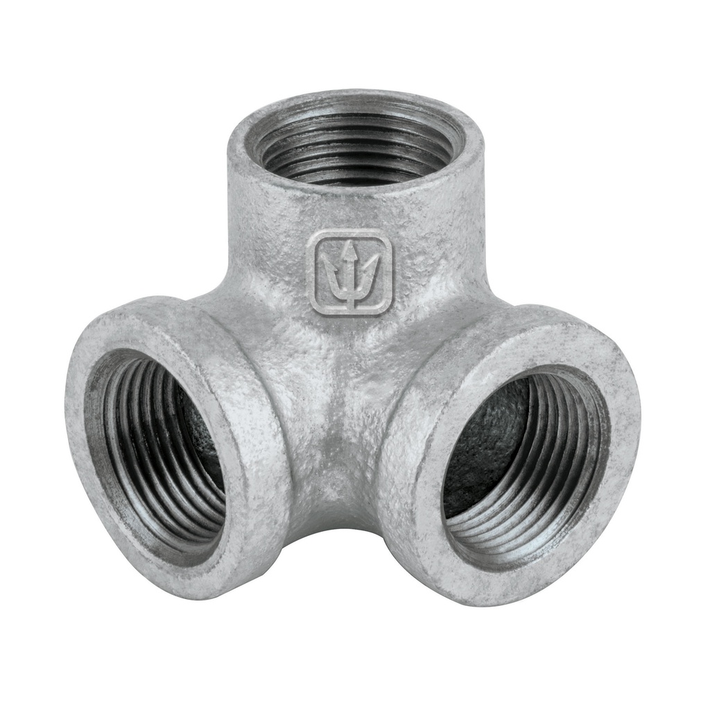 Codo rincon acero galvanizado de 3/4', Foset