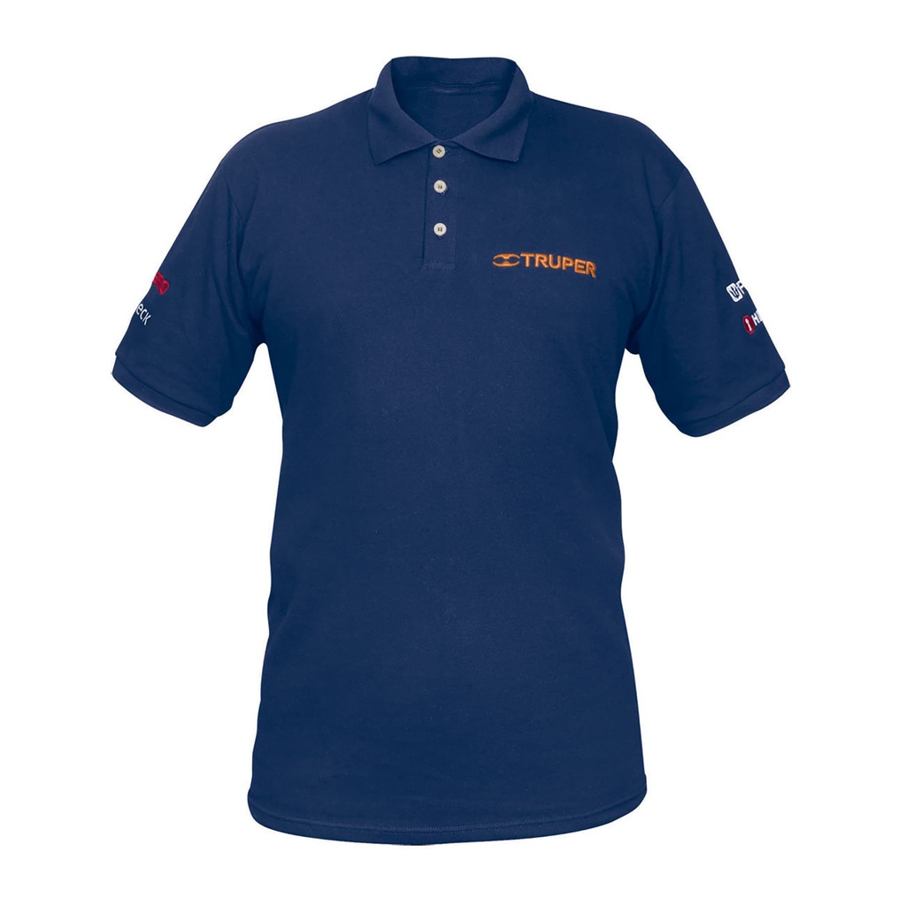 Playera polo para hombre, azul, EG, Truper