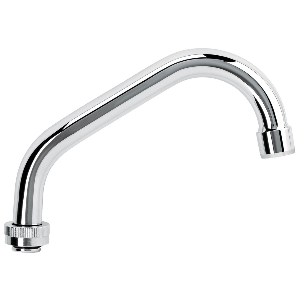 Cuello largo para mezcladora de lavabo, cromo, Basic
