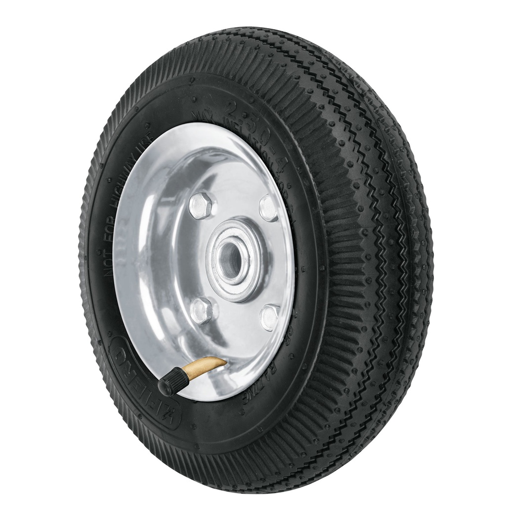 Rueda neumatica 8' para eje lateral, Truper
