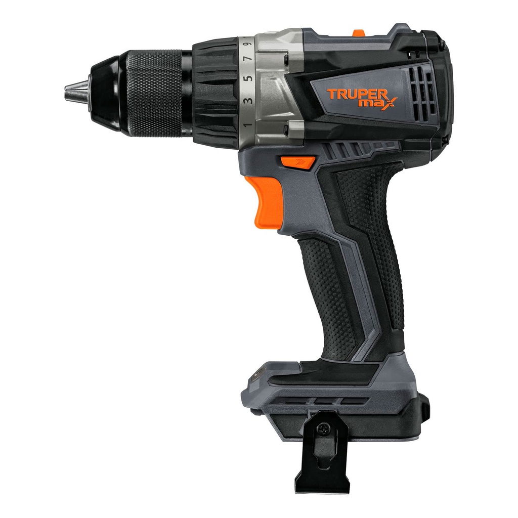 Taladro inalambrico 1/2', 20V, s/accesorios, Truper MAX