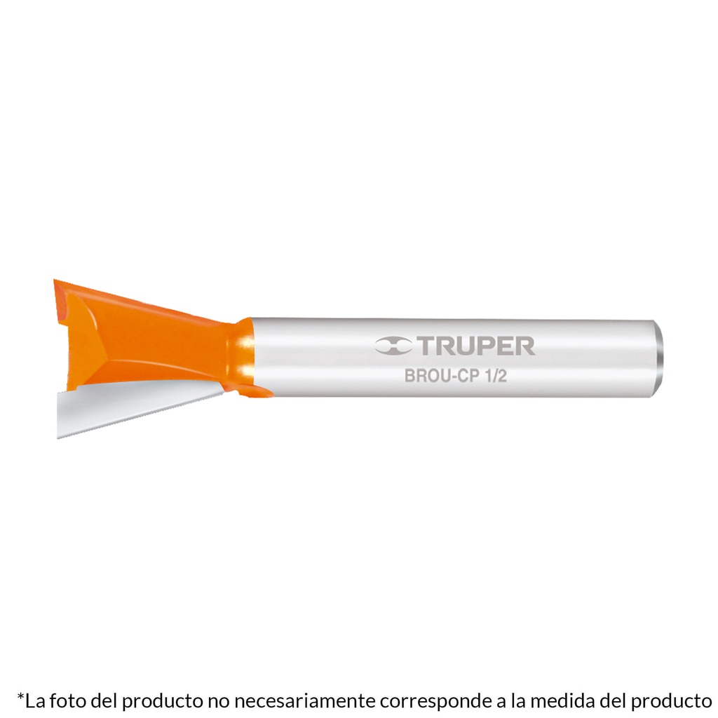 Broca para router, cola de pato, 5/16', Truper