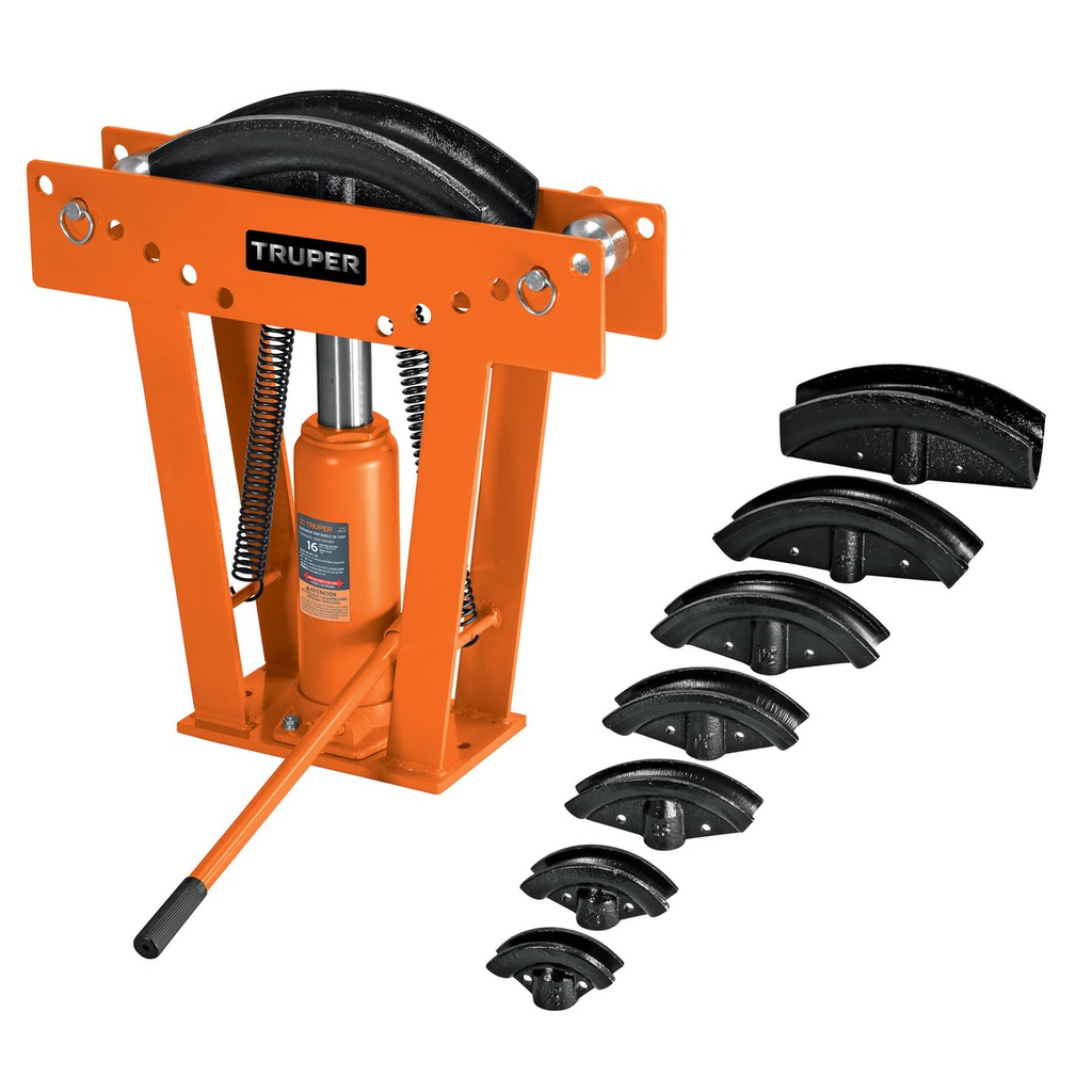 Doblador hidraulico para tubo, 16 ton, Truper