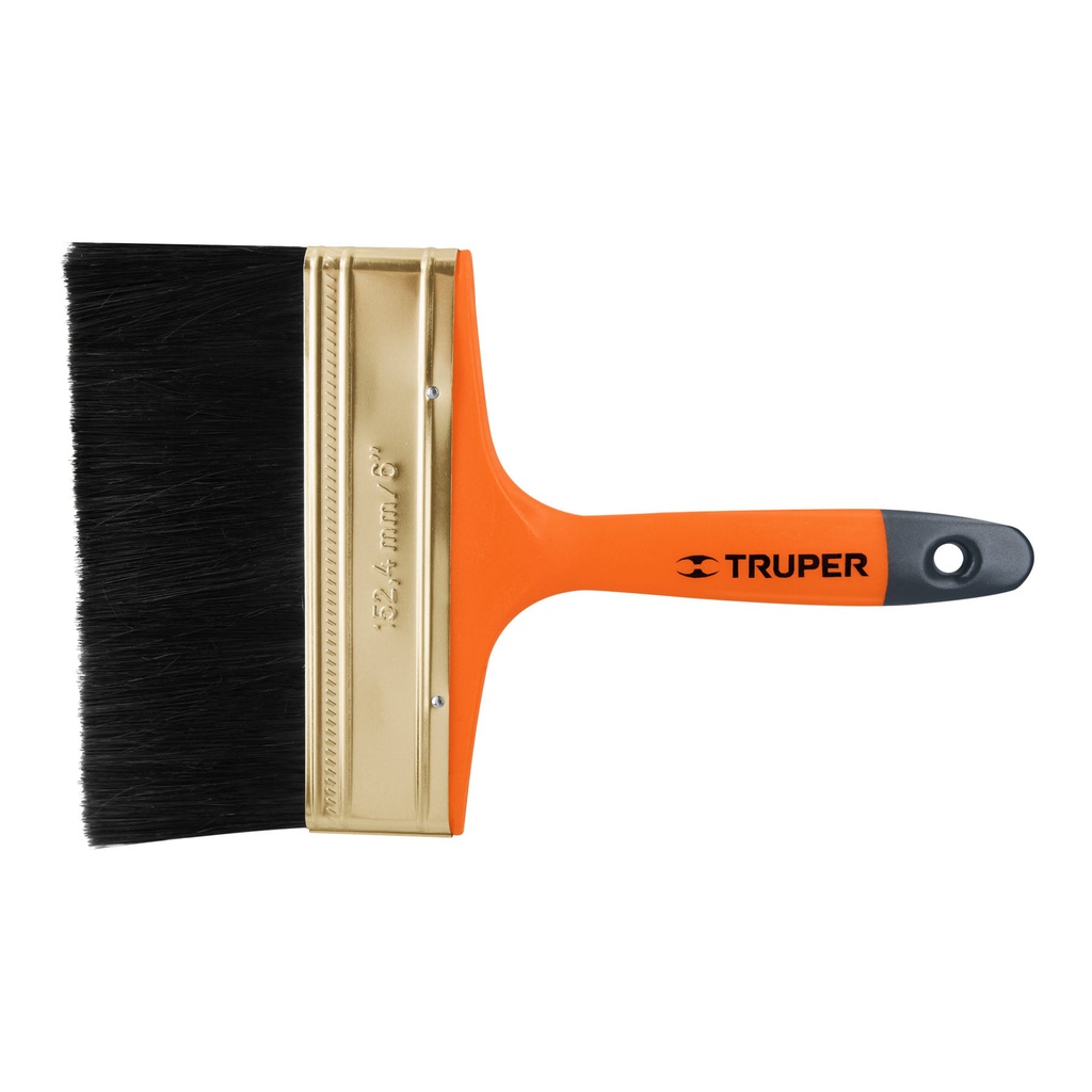 Brocha profesional de 6' con mango de plastico, Truper