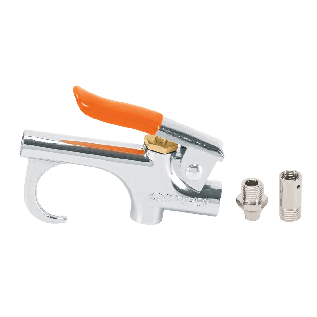 Pistola metalica para sopletear, cuerda 1/4 NPT, Truper
