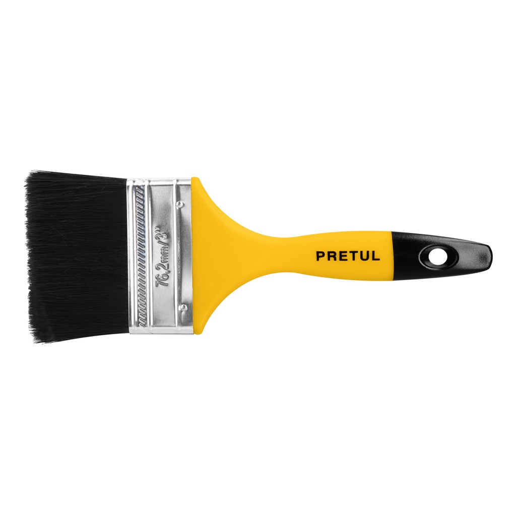 Brocha uso general de 3' con mango de plastico, Pretul