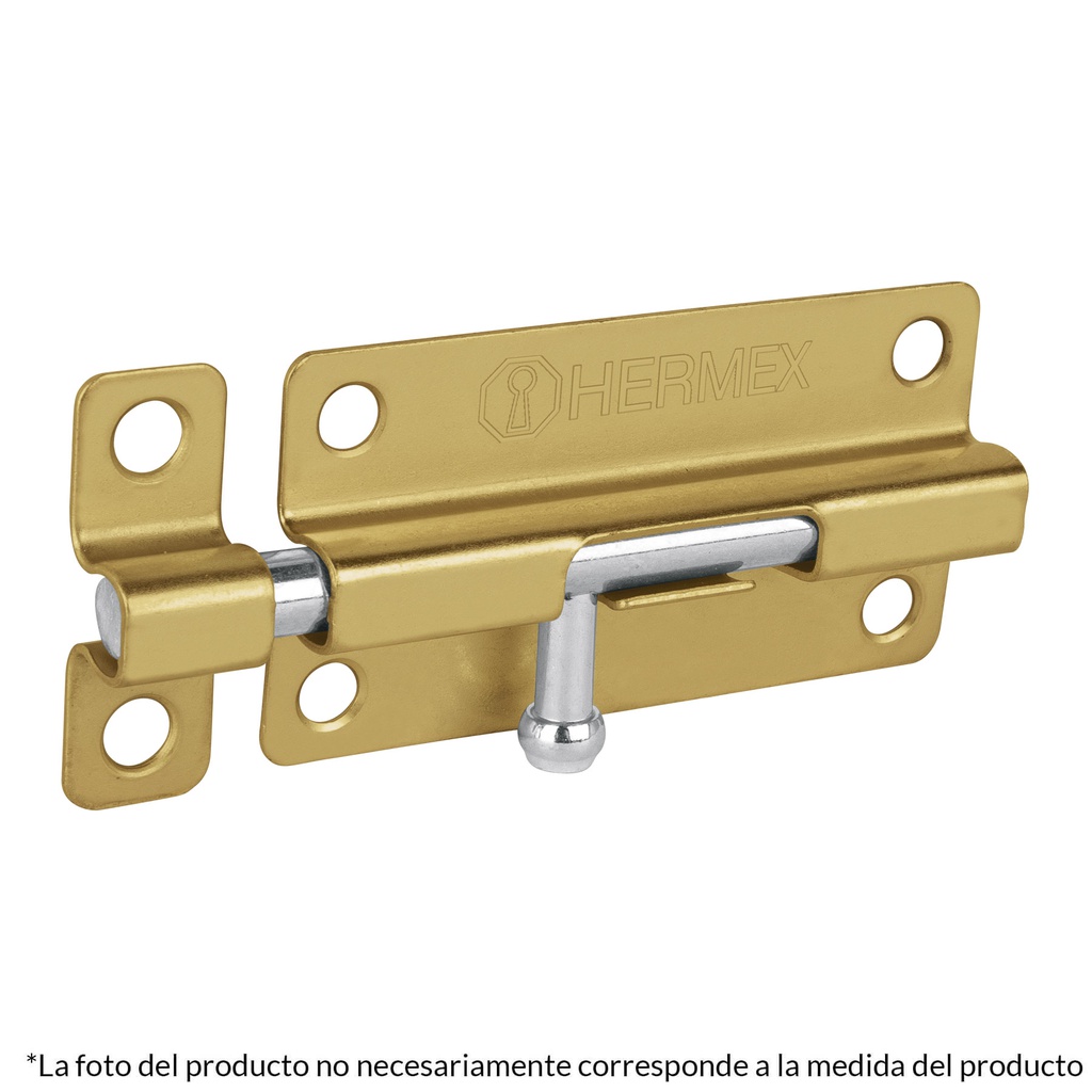 Pasador de barril de acero laton 5', Hermex