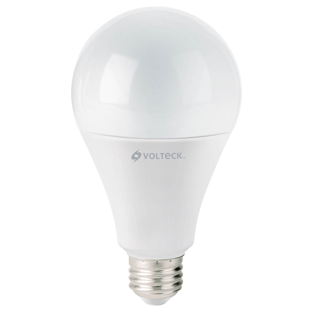 Lampara LED A25 18 W (equiv. 125 W) luz calida, caja Volteck