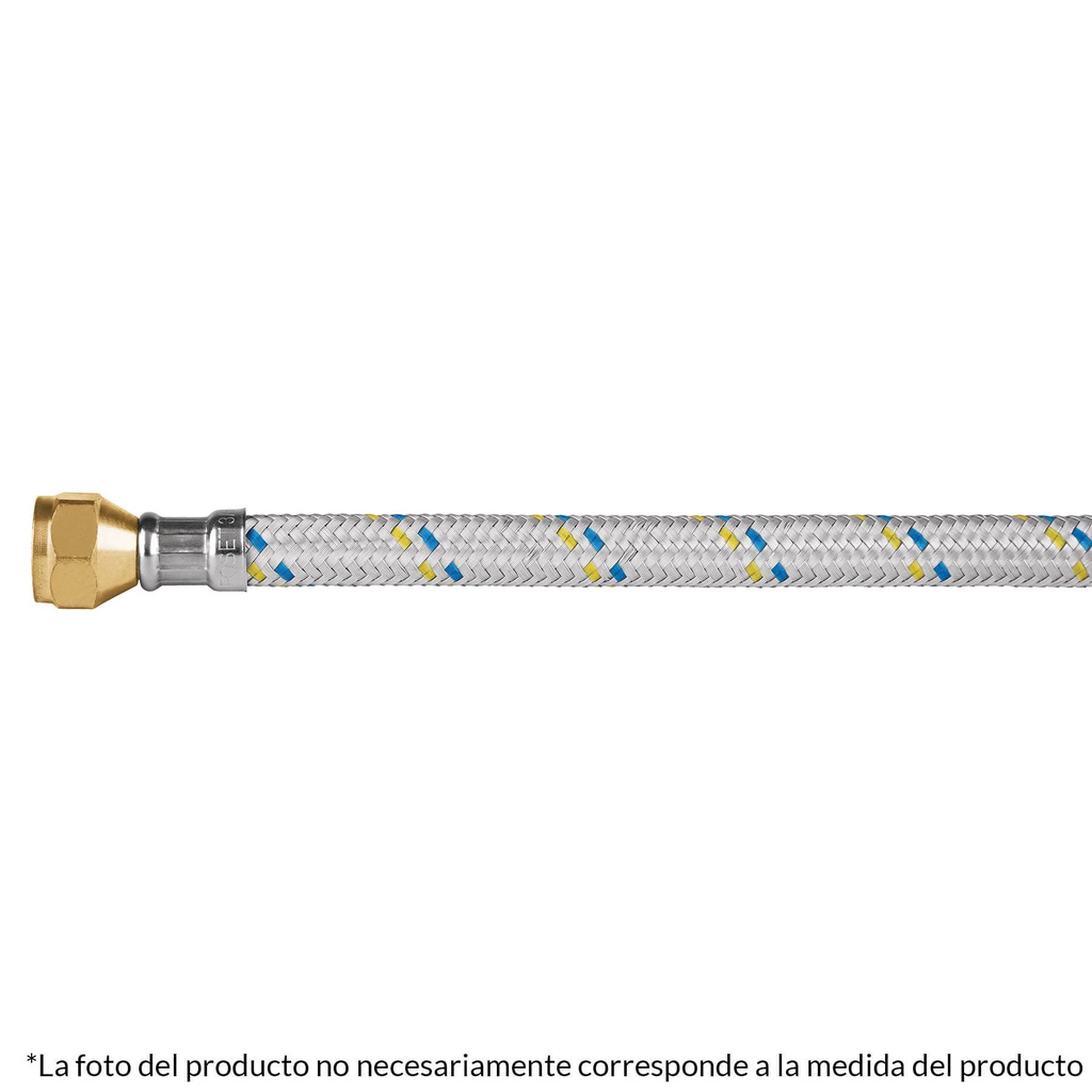 Manguera para gas, aluminio, 3/8' x 3/8', 500 cm, Foset