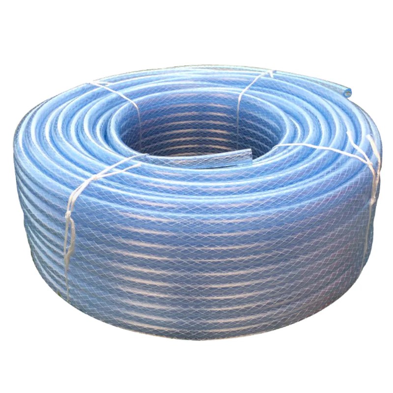 Manguera Tramada Transparente  7.5mm. - 5/16" X 100mts.  (2622)
