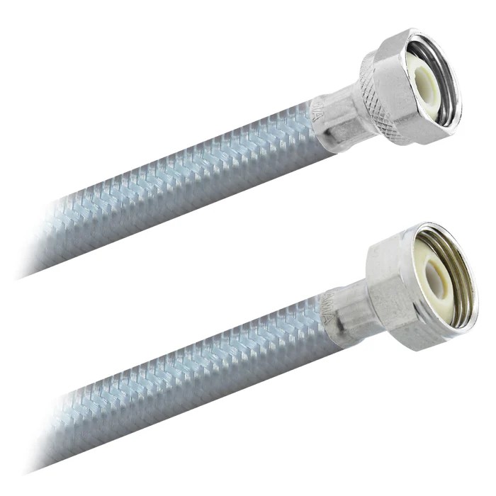 FamaFlex Poliacero Para Boiler Hembra 1/2" FIP x 3/4" FIP x 120cm.-48" (3999)