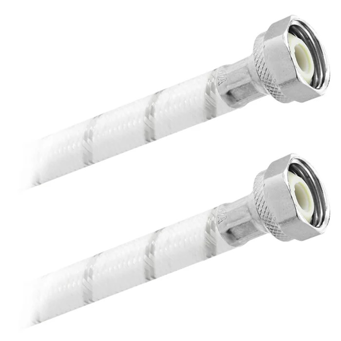 FamaFlex Poli-Acetal Para Agua Potable 1/2" FIP x 1/2" FIP x 70cm.-28"  (3803)