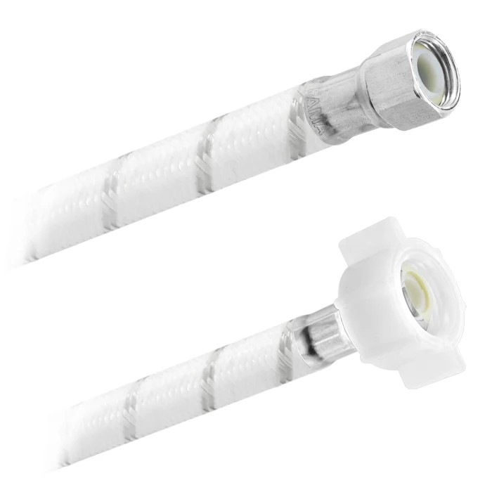 FamaFlex Poli-Acetal Para Agua Potable 3/8" COMP. x 1/2" AM x 30cm.-12"  (3816)