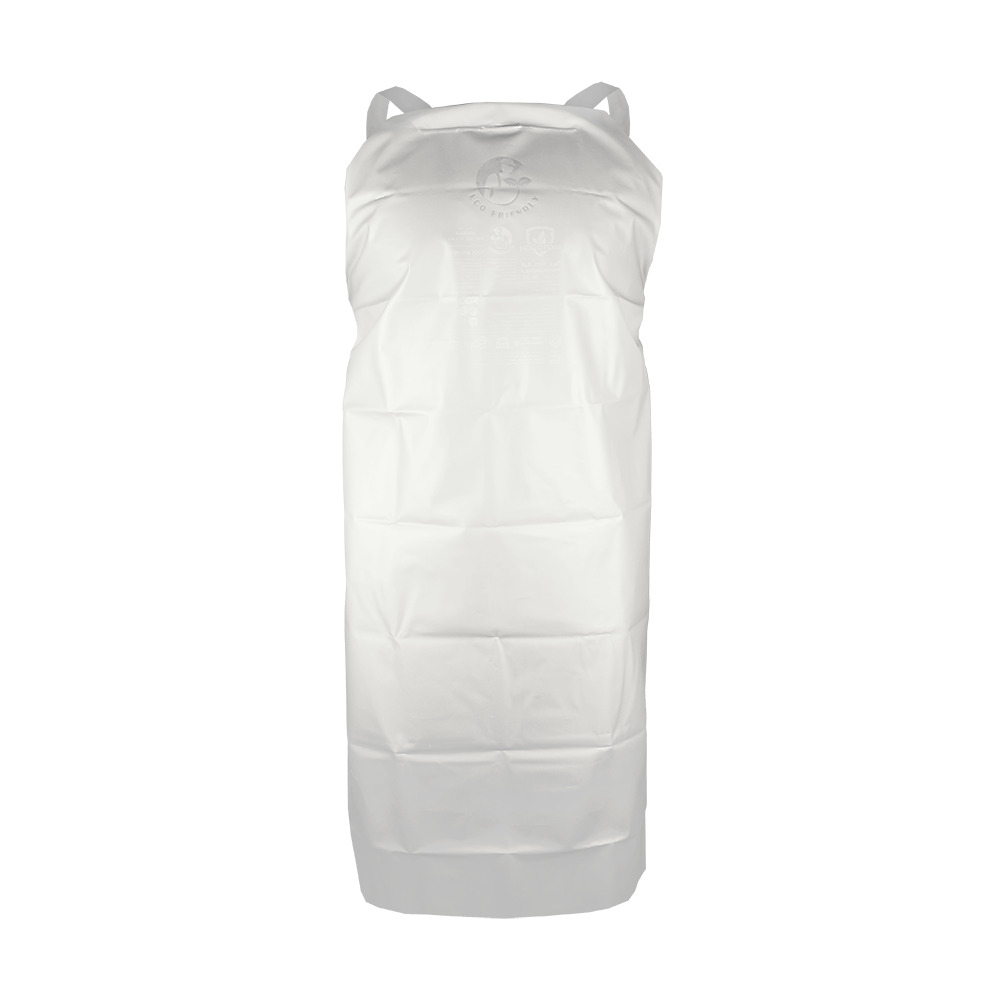 MANDIL BIODEGRADABLE BIOTOUGH BLANCO