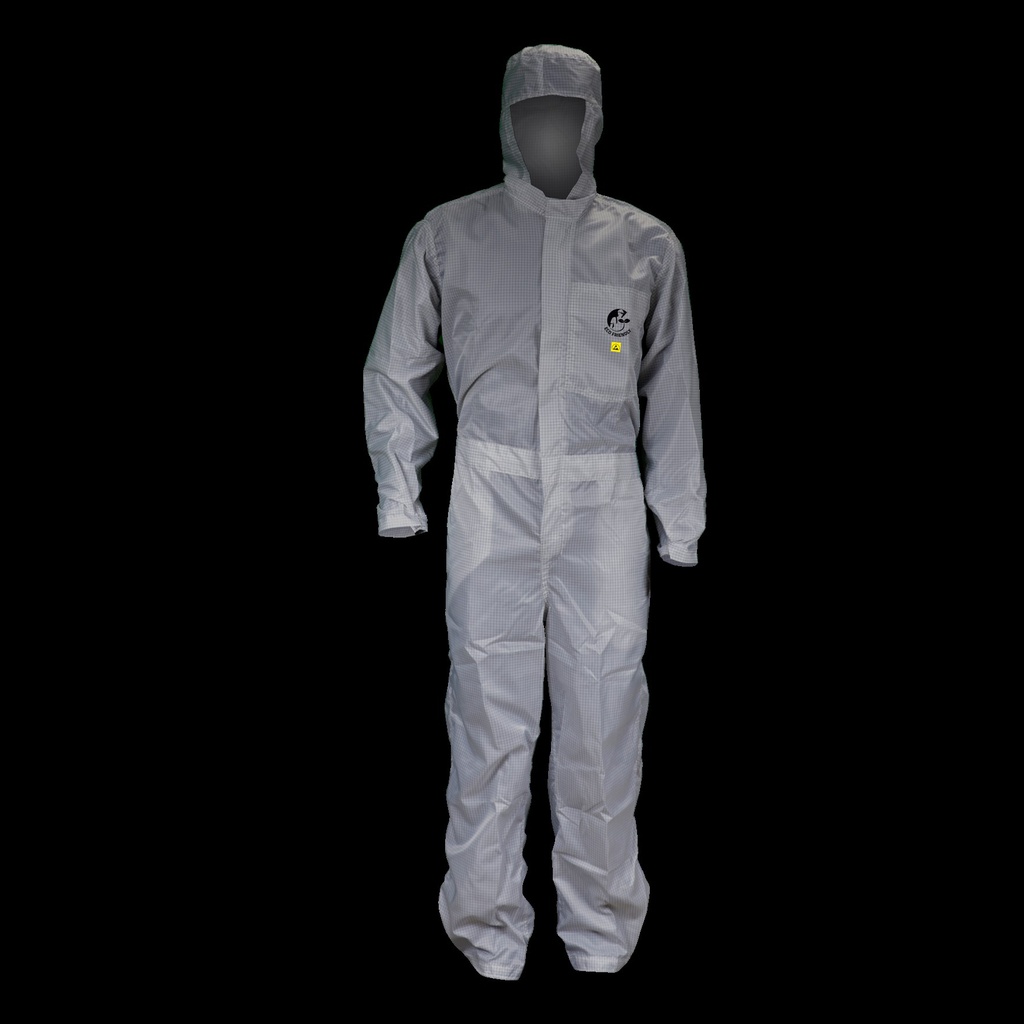 OVEROL ANTIESTATICO ECOFRIENDLY GRIS TALLA MEDIANA.