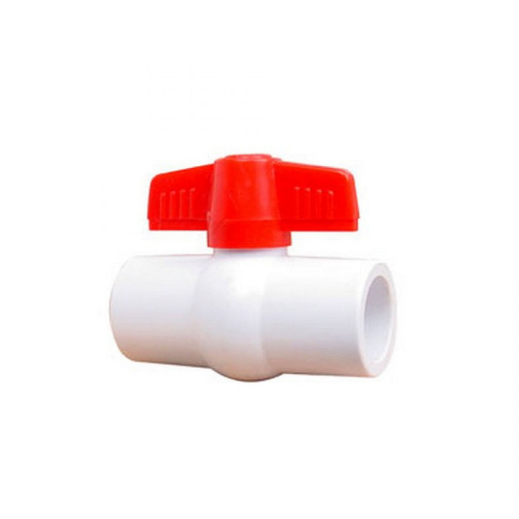 13MM.VALVULA D/ESFERA ROSCAR PVC