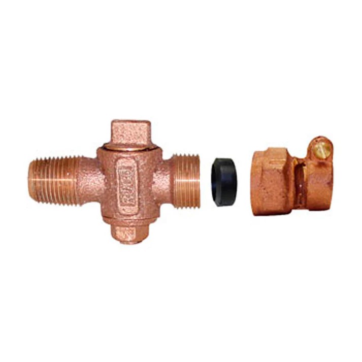 VALVULA INSER.3/4" C/DIAM.EXT.7/8" C/TCA.ABR.P/TUB POLIET.