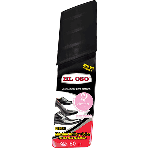 CERA LIQ.EL OSO 60ML. NEGRA