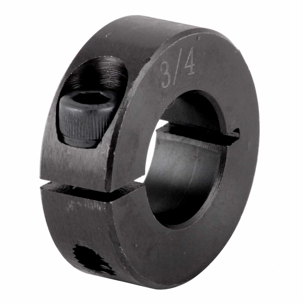COLLARIN BIPARTIDO NEGRO 3/4