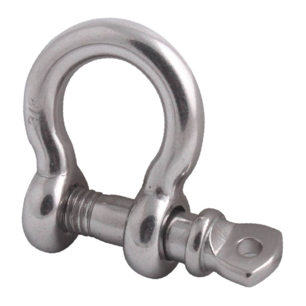 GRILLETE P/CABLE 5/16" ACERO INOX.